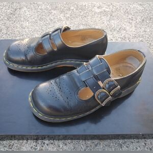 Vintage Dr. Doc Martens Mary Janes 8065 Women's US Size 7 Leather, Buckles